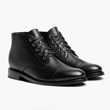 Black Thursday Cadet Leather Men's Chukka Boots | NZ77FDN