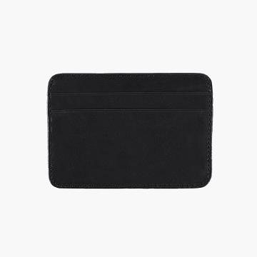 Black Thursday Card Holder Leather Men's Wallets | NZ238OKI