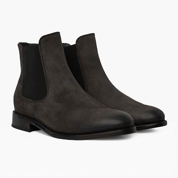 Black Thursday Cavalier Suede Rugged & Resilient Men's Boots | NZ390DFM4
