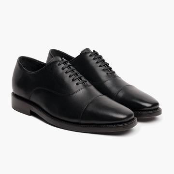Black Thursday Executive Leather Classic Men's Dress Shoes | NZ350QMA