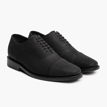 Black Thursday Executive Leather Men's Dress Shoes | NZ353BEX