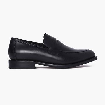 Black Thursday Lincoln Leather Men's Boat Shoes | NZ361HAP