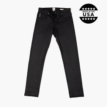 Black Thursday Pen Slim Fit Cotton Men's Jeans | NZ328VRW