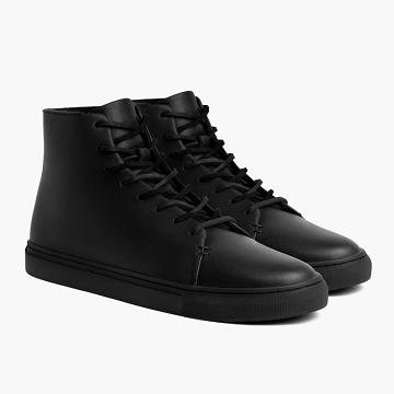 Black Thursday Premier High Tops Leather Classic Men's Sneakers | NZ379BEX