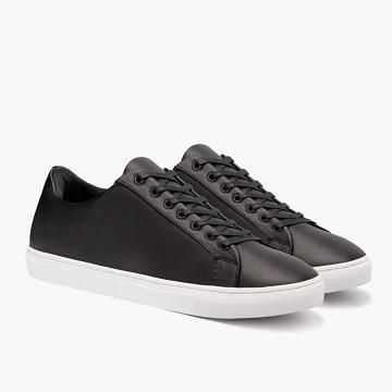 Black Thursday Premier Low Tops Leather Men's Sneakers | NZ374EBC