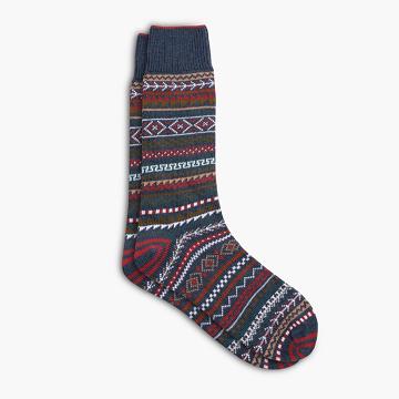 Blue / Multicolor Thursday Sodello Verona Cotton Men's Socks | NZ245WNB
