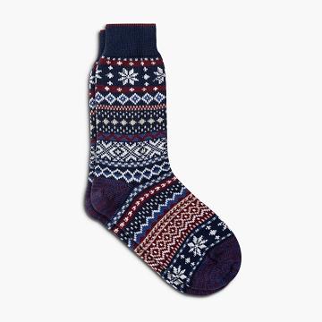 Blue Thursday Sodello Norwegian Cotton Multicolor Women's Socks | NZ106AHK