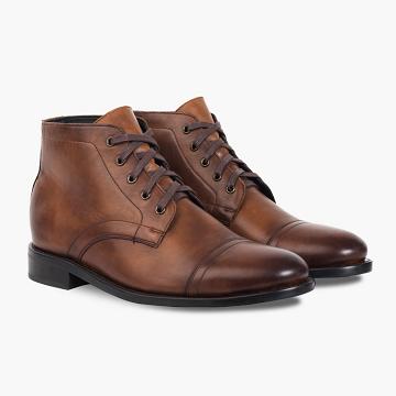 Brown Thursday Cadet Leather Men's Chukka Boots | NZ78DFM