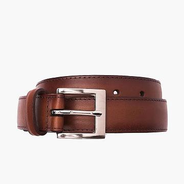 Brown Thursday Classic Leather Resilient Men's Belts | NZ307KOR