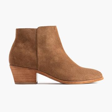Brown Thursday Downtown Suede Women's Booties | NZ164TCE