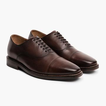 Brown Thursday Executive Leather Classic Men's Dress Shoes | NZ352NWY
