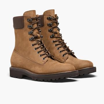 Brown Thursday Explorer Leather Men's Boots | NZ390DFM29