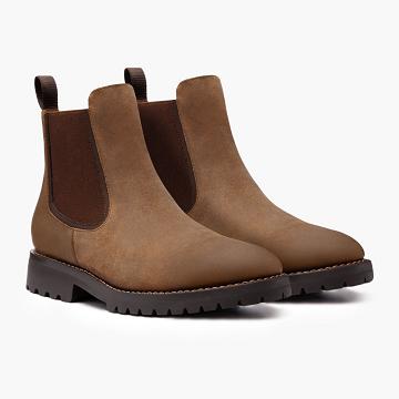 Brown Thursday Legend Suede Rugged & Resilient Men's Boots | NZ390DFM17
