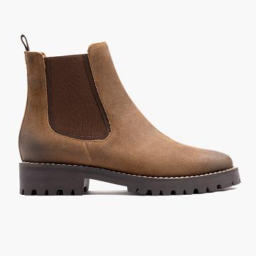 Brown Thursday Legend Suede Women's Boots | NZ139RVD