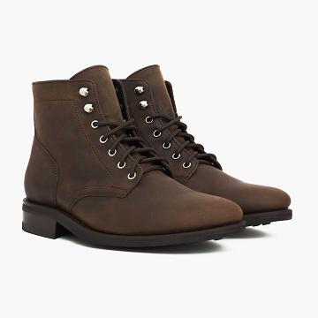 Brown Thursday President Leather Men's Chukka Boots | NZ6UZG