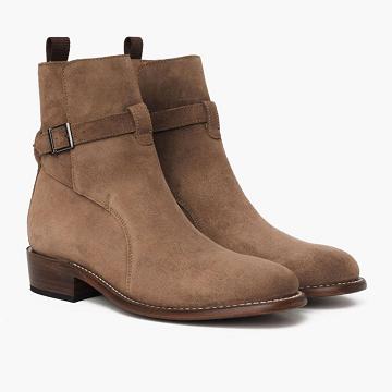 Brown Thursday Rogue Suede Men's Chelsea Boots | NZ80AHK