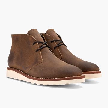 Brown Thursday Scout Suede Men's Chukka Boots | NZ62EBC