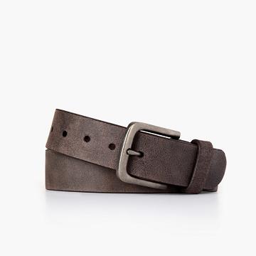 Burgundy Thursday Heritage Leather Classic Men's Belts | NZ291ILH