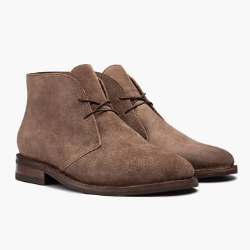 Coffee / Brown Thursday Scout Suede Men's Lace Up Boots | NZ390DFM9