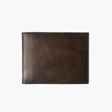 Coffee Thursday Bifold Leather Classic Men's Wallets | NZ240UZG