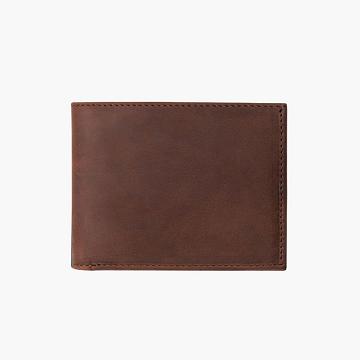 Coffee Thursday Bifold Leather Men's Wallets | NZ242TCE