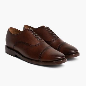 Coffee Thursday Broadway Leather Men's Dress Shoes | NZ357ZUT