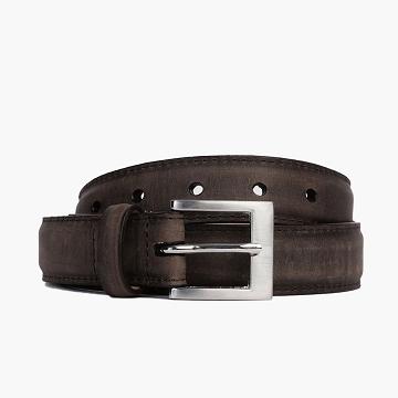 Coffee Thursday Classic Leather Resilient Men's Belts | NZ306LIS