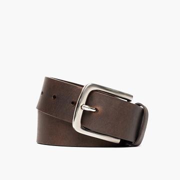 Coffee Thursday Heritage Leather Classic Men's Belts | NZ293YXF