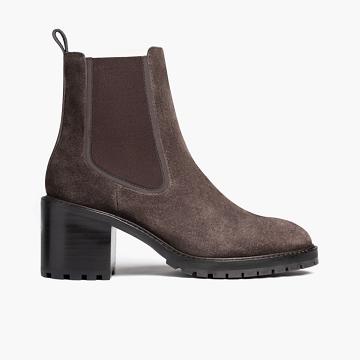 Coffee Thursday Knockout Suede Women's Boots | NZ144NWY