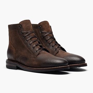 Coffee Thursday President Suede Rugged & Resilient Men's Boots | NZ388GSO