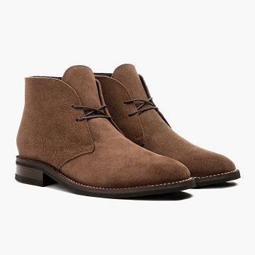 Coffee Thursday Scout Suede Rugged & Resilient Men's Chukka Boots | NZ5ILH