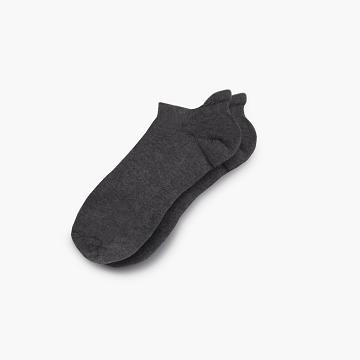 Dark / Grey Thursday Eco-Friendly Ankle Cotton Men's Socks | NZ280LIS
