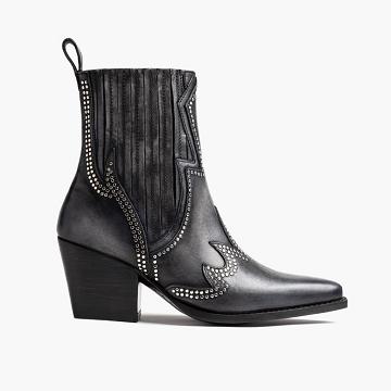 Grey Thursday Boots Icon Leather Women's High Heels | NZ202LIS