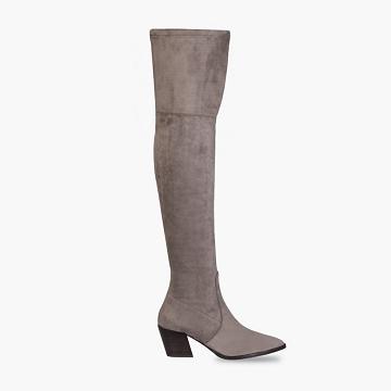 Grey Thursday Boots Tempest Suede Women's High Heels | NZ188UZG