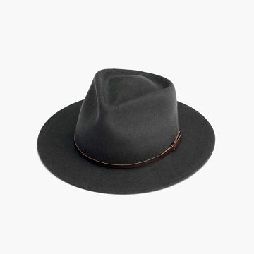 Grey Thursday Eastwood Fedora Wool Men's Hats | NZ284GSO