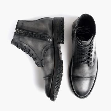 Grey Thursday Major Leather Men's Lace Up Boots | NZ407CTV