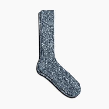 Navy Thursday Sodello Classic Boot Cotton Women's Socks | NZ122XYU