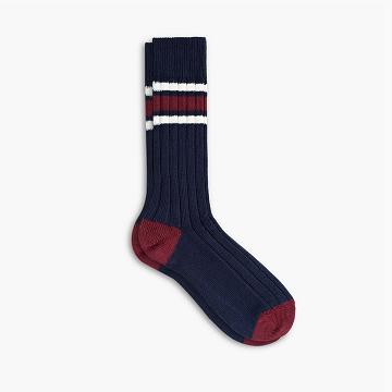 Navy Thursday Sodello Legacy Cotton Women's Socks | NZ111YXF