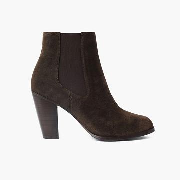 Olive Thursday Avenue Suede Women's Booties | NZ169MQZ