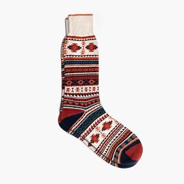 Orange / Multicolor Thursday Sodello Southern Sun Cotton Pepo Men's Socks | NZ247MQZ