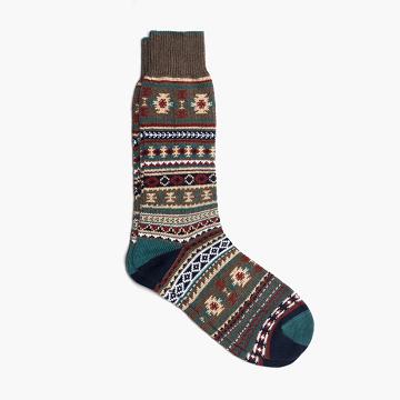 Orange / Multicolor Thursday Sodello Southern Sun Cotton Musk Men's Socks | NZ248NWY