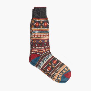 Orange / Multicolor Thursday Sodello Southern Sun Cotton Fumes Men's Socks | NZ249BEX