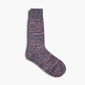 Purple Thursday Sodello Marled Cotton Men's Socks | NZ257HAP