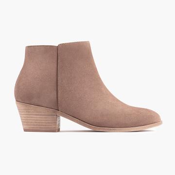 Rose / Brown Thursday Downtown Suede Women's Booties | NZ165RVD