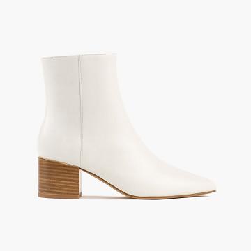 White Thursday Luna Leather Women's Booties | NZ157NZL