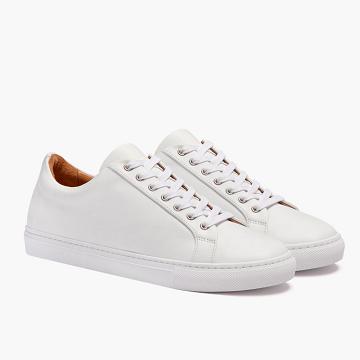 White Thursday Premier Low Tops Leather Classic Men's Sneakers | NZ366AHK